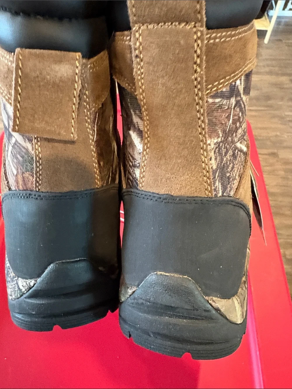 Men's Waterproof Insulated Brown Camo Hunting Boots